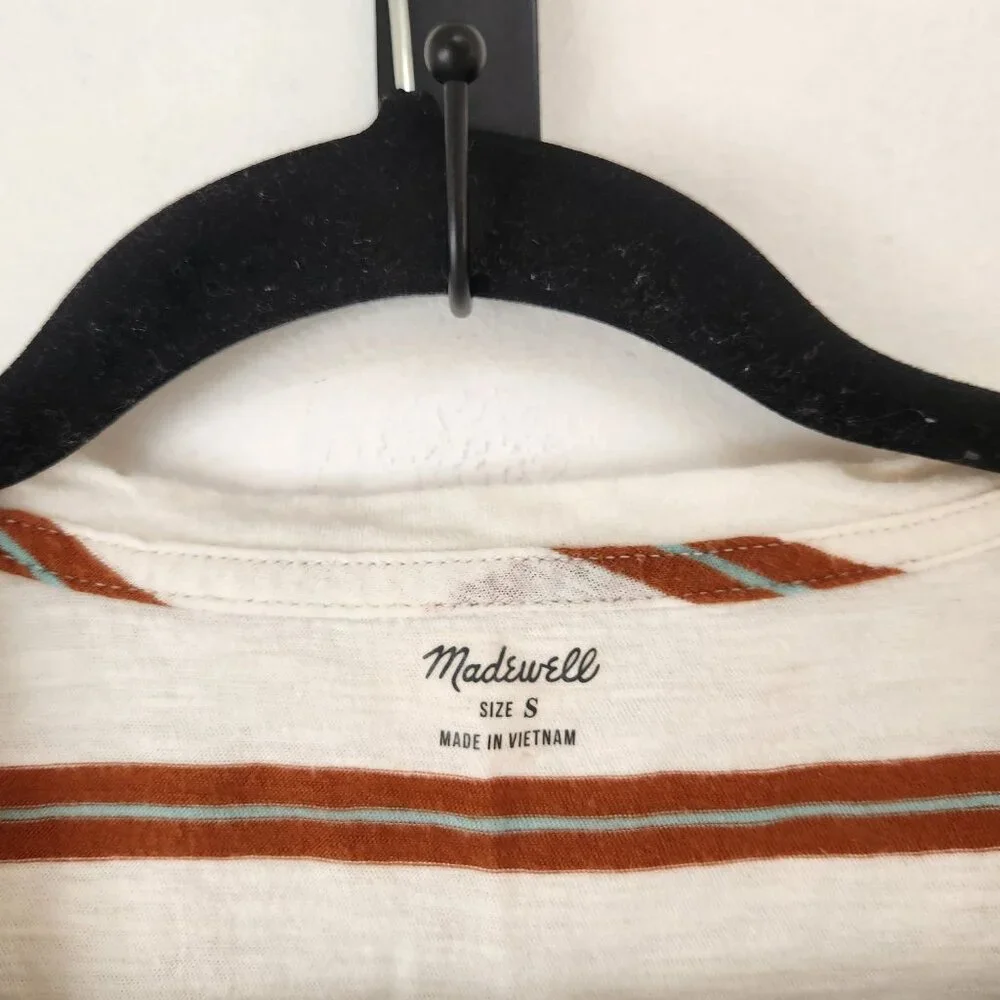 BUNDLE (3) Madewell T-Shirt Shirt Sports Bra Tank Wardrobe Basics Women's S-M - Picture 4 of 15